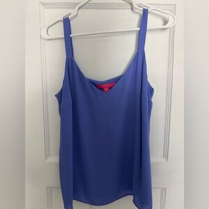 Lilly Pulitzer Blue Sleeveless Camisole Top Size M